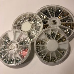 Nail rhinestone/stud/jewel bundle